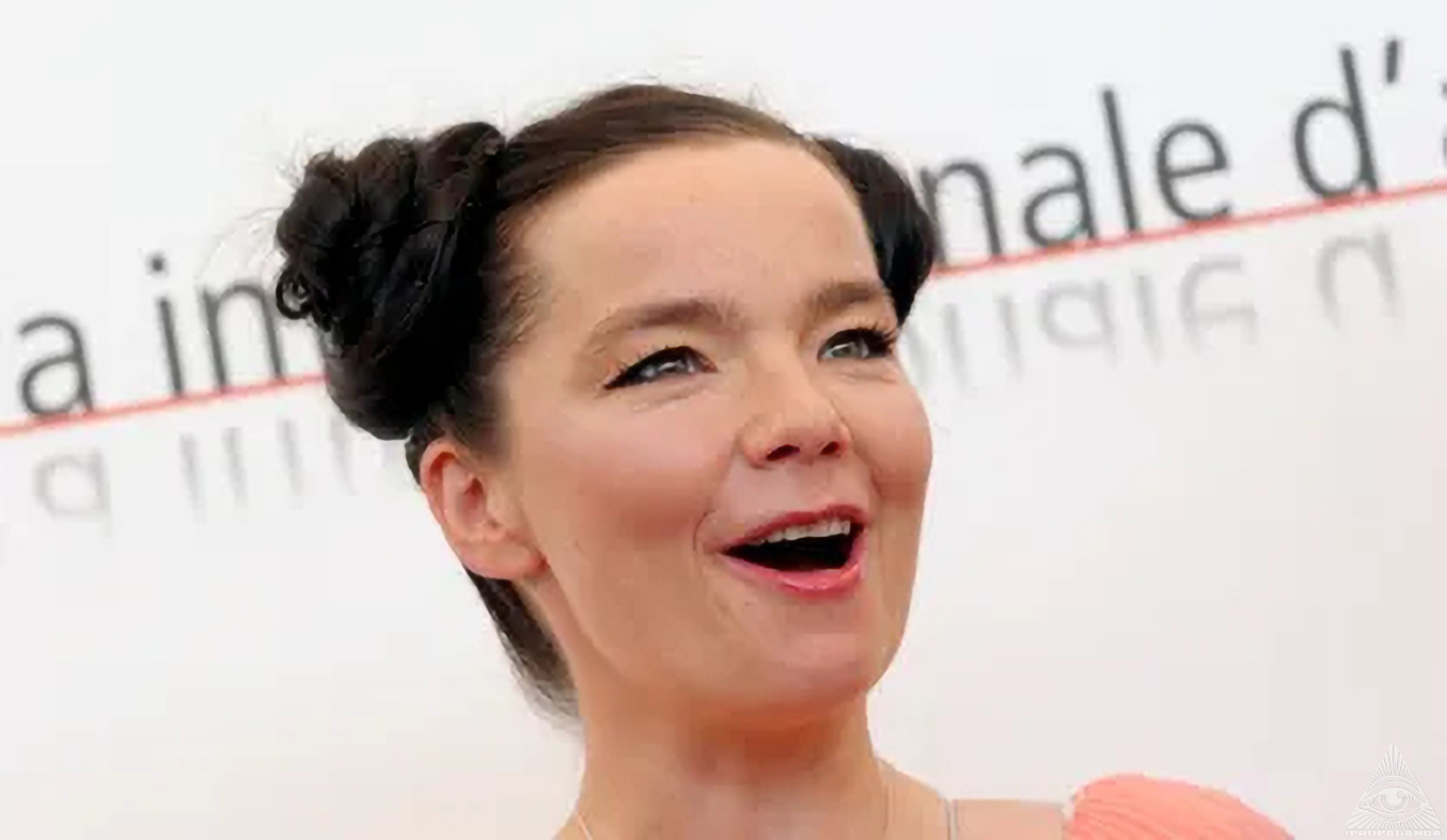 Bjork smiling