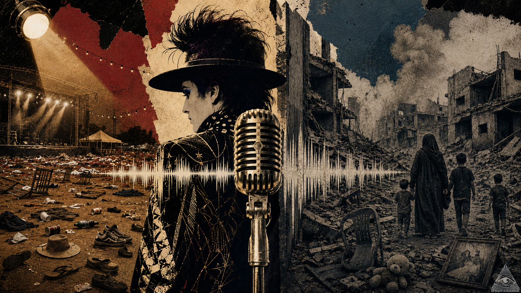 Digital Composite Israel Concert, Gaza