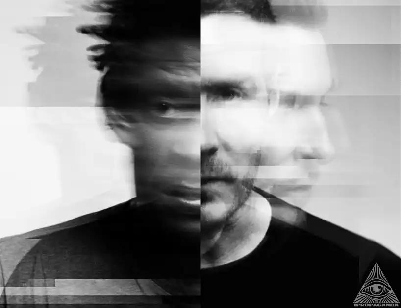 Massive glitched image