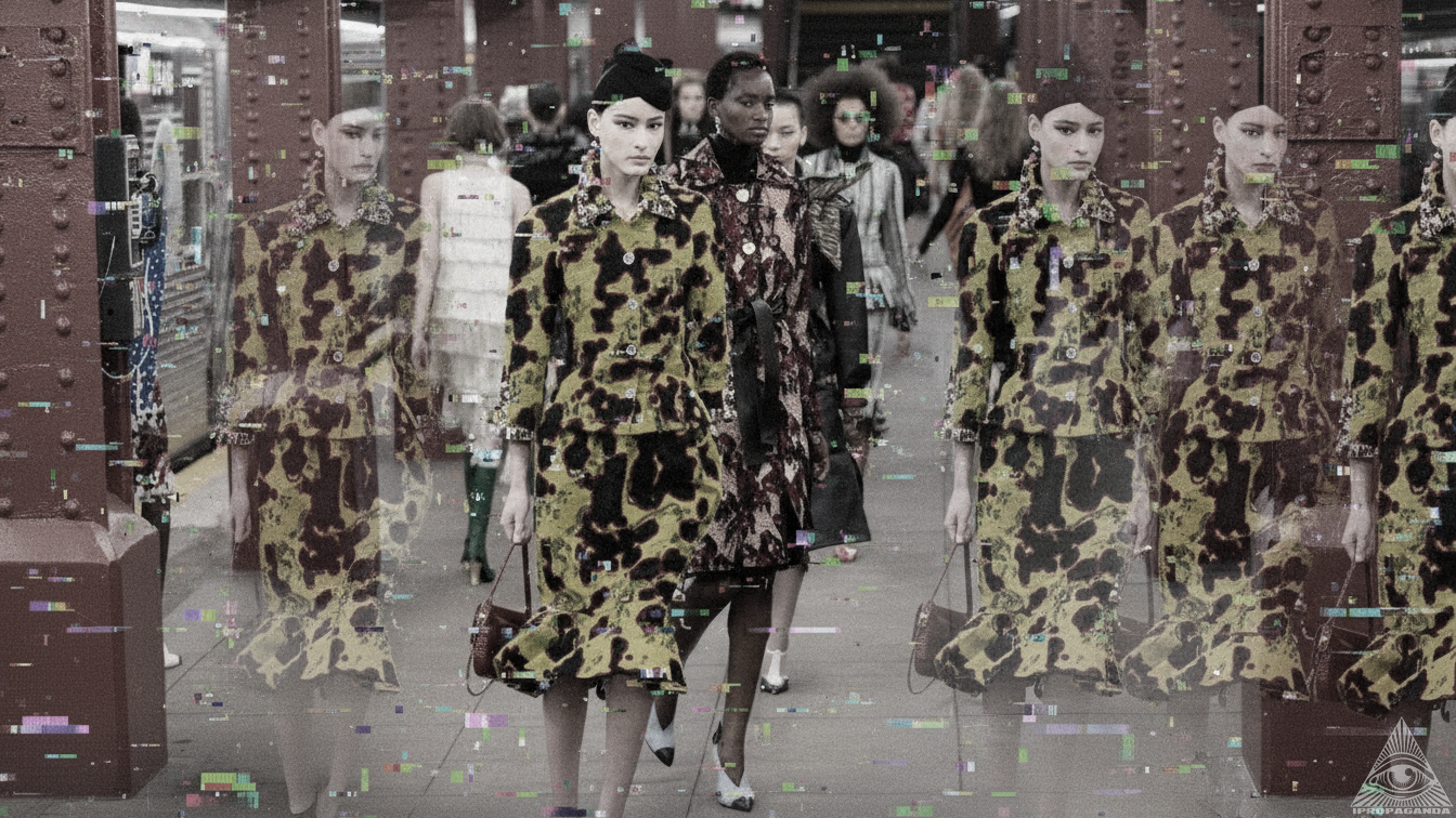 Chanel subway show glitched