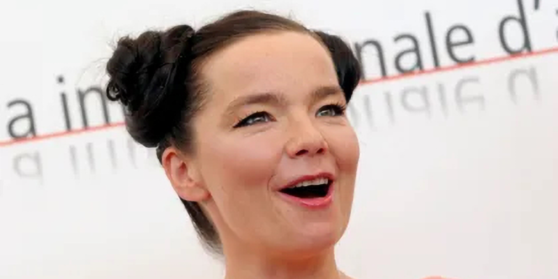 Bjork smiling