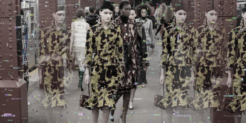 Chanel subway show glitched
