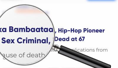 Afrika Bambaataa obituary issue