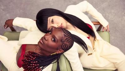 Jeannie and Doechi posing